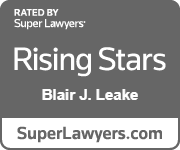 Rated by Super Lawyers, Rising Stars Blair J. Leake, SuperLawyers.com